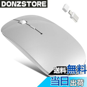 �y���������z�}�E�X ���� Bluetooth5.2/2.4GHz USB-A&USB-C ���^ �É� ���^ �[�d�� �W�O���[���� 3DPI �����x �����x ���ϋv�� �ߓd Mac/Windows/Surface/PC/Macbook/Android/iOS/iPadOS�ɑΉ� �F�F�V���o�[