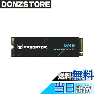 �y���������zAcer Predator M.2 SSD DRAM���X���f�� GEN4/GEN5 GM6/GM9 NVMe2.0 2280 PCIe �T�C�Y�F2TB