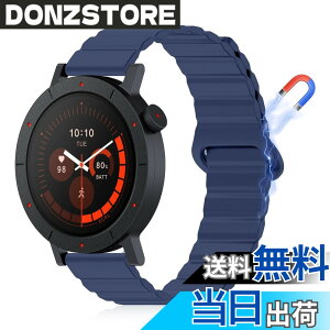 �y���������z[CeiBand] 22mm �o���h Huawei Watch GT 5 46mm/Huawei Watch GT 5 Pro 46mm/Huawei Watch Buds �Ή� �����o���h ���C�t�� �V���R���o���h �o���h �}�O�l�b�g�t�� �����ȒP �X�|�[�c�o���h �X�g���b�v ��
