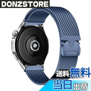 �y���������z[HinZann] �X�e�����X �o���h Huawei Watch GT 6 46mm/GT 6 Pro/GT 5/GT 5 Pro/GT 4/5/4/3 Pro �Ή����Ă��܂� 22mm�����p�x���g�E�}�O�l�b�g�E�~���l�[�[���[�v�E�������� ���b�V�� �ʋC �o���h Huawei