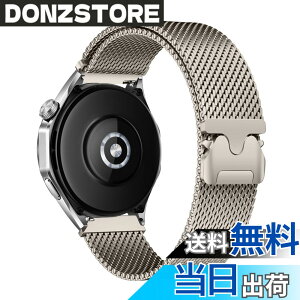 �y���������z[HinZann] �X�e�����X �o���h Huawei Watch GT 6 46mm/GT 6 Pro/GT 5/GT 5 Pro/GT 4/5/4/3 Pro �Ή����Ă��܂� 22mm�����p�x���g�E�}�O�l�b�g�E�~���l�[�[���[�v�E�������� ���b�V�� �ʋC �o���h Huawei