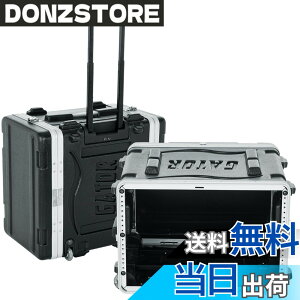 �y���������zGATOR �Q�[�^�[ ���b�N�P�[�X �y��PE�� Rolling Molded Rack Case Series GRR �y�������K�i�z �F�F�u���b�N�A�T�C�Y�F6U