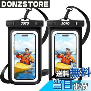 �y���������zJOTO �h���P�[�X 2���Z�b�g �X�}�z�p IPX8�F��iPhone17/16/15/14/13/12 Pro Max Galaxy S24/S23 Ultra Pixel 8 Pro �Ή� 7�C���`�܂� �w��F�ؑΉ� ���C �C �v�[�� �ނ� �A�E�g�h�A ��|���� �F�F�u���b