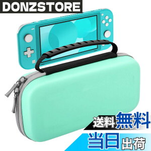�y���������zSwitch/Switch�L�@EL/Switch Lite �P�[�X ATiC �X�C�b�` �L�������O�P�[�X ���[�o�b�O EVA�f�� �ϏՌ� �S�ʕی� �y�� �Q�[���J�[�h���[ �����^�ѕ֗� �F�FTurquoise�A�T�C�Y�FSwitchLite�p