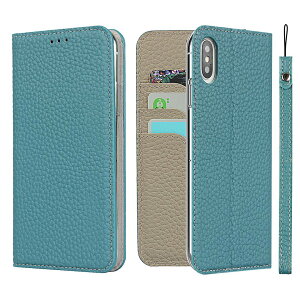 �y���������zLitchi pattern case for iPhone X �F�F01�X�J�C�u���[�A�T�C�Y�FiPhone X/ XS