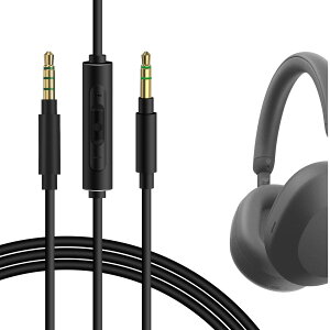 �y���������zGeekria �P�[�u�� �݊��� �I�[�f�B�I�R�[�h �\�j�[ Sony ULT WEAR WH-XB910N WH-1000XM6 WH-1000XM5 �w�b�h�z���P�[�u���A3.5mm �ɓK������ �C�����C���}�C�N�Ɖ��ʃR���g���[�� 1.2m