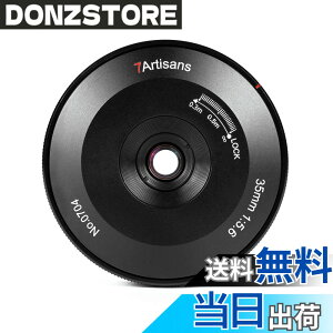 �y���������z���H�� 7Artisans 35mm F5.6 �{�f�B�L���b�v�����Y �p���P�[�L�����Y �P�œ_�����Y �t���T�C�Y�����Y �����^�J���������Y �L�p�����Y �F�F�u���b�N�A�T�C�Y�F�\�j�[E