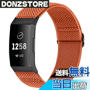 �y���������zRunostrich �R���p�`�u�� Fitbit Charge 4 / Fitbit Charge 3 / Charge 3 SE �i�C�����e���X�|�[�c�o���h�����p�X�g���b�`�o���h �X�g���b�v �F�F�I�����W