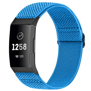 �y���������zRunostrich �R���p�`�u�� Fitbit Charge 4 / Fitbit Charge 3 / Charge 3 SE �i�C�����e���X�|�[�c�o���h�����p�X�g���b�`�o���h �X�g���b�v �F�F�u���[