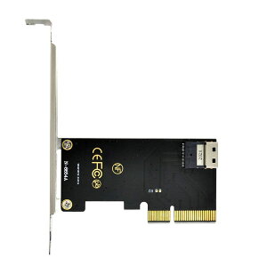 �y���������zCablecc PCI-E 3.0 4.0 ���� NGFF & SFF-8654 �X�������C�� SAS �J�[�h �A�_�v�^�[�ƃ��C���{�[�h SSD �p�� U.2 U2 SFF-8639 NVME PCIe SSD �P�[�u�� �F�FSFF-8654 �� PCI-E �A�_�v�^�[�B