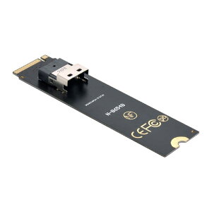 �y���������zCablecc PCI-E 3.0 4.0 ���� NGFF & SFF-8654 �X�������C�� SAS �J�[�h �A�_�v�^�[�ƃ��C���{�[�h SSD �p�� U.2 U2 SFF-8639 NVME PCIe SSD �P�[�u�� �F�FBlack SFF-8654 to PCI-E Adapter