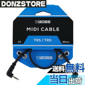 �y���������z�{�X BOSS MIDI�P�[�u�� MIDI Cable 3.5mm TRS/TRS LL �y�_�� MIDI�R���g���[�� 200�V���[�Y GT-1000CORE EV-1-WL �Ή� �T�C�Y�F30cm