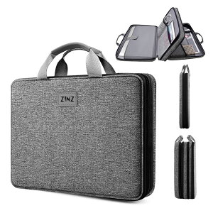 �y���������z[ZINZ] �p�\�R���P�[�X ���^ �ϗe�� PC �o�b�O �������H PC�P�[�X MacBook Pro 16 M4/M3/M2/M1, MacBook Pro 15.4, XPS 16, Surface Book 15 15.6 16 �C���` �F�FG03BK01�A�T�C�Y�F15-16