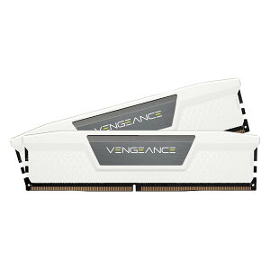 �y���������zCORSAIR DDR5-5200MHz �f�X�N�g�b�vPC�p������ VENGEANCE DDR5�V���[�Y Intel XMP�������L�b�g 16GB �u���b�N [16GBx1��] �F�F�z���C�g�A�T�C�Y�F32GB (2x16GB)