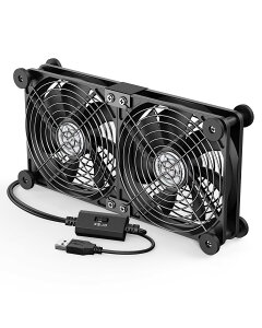 �y���������zELUTENG ��p�t�@�� ��p��@ 3�i�K���ʒ��� PC�t�@�� 5V �� �����@ ���^ PC/PS5/PS4/�m�[�g�p�\�R��/���[�^�[/�����ȂǗ�p �F�F���A�T�C�Y�F12cm