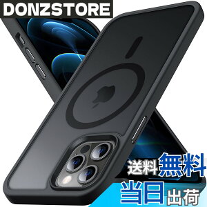 �y���������zAnqrp iPhone series �p �P�[�X [Magsafe�Ή�] �}�O�l�b�g���� �F�F�u���b�N�A�T�C�Y�FiPhone 12 promax