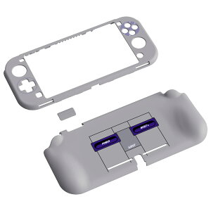 �y���������zPlayVital ZealProtect Nintendo Switch Lite�ɑΉ��p�ی�V�F���ASwitch Lite�ɑΉ��p�l�ԍH�w�Ɋ�Â����f�U�C�������n�[�h�V�F���A�V�F�����O���X�t�B�������T�����C�J�o�[���{�^���L��