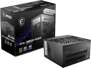 �y���������zMSI MPG A850G PCIE5 PC�d�����j�b�g 850W ATX3.1/PCIe 5.1�Ή� 80PLUS GOLD�F�� �t�����W�����[ ���{���[�J�[�R���f���T 10�N PS1233