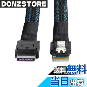 �y���������zXiwai OCULINK PCIE PCI-EXPRESS SFF-8611 8x 8 ���[�� - �f���A�� SFF-8087 4x SSD �f�[�^ �A�N�e�B�u �P�[�u�� 50 cm �F�FBlack