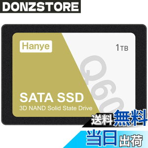 �y���������zHanye �����^SSD 2.5�C���` 7mm 3D NAND�̗p SATAIII 6Gb/s 520MB/s ���K�㗝�X�i �F�F�u���b�N�A�T�C�Y�F1TB