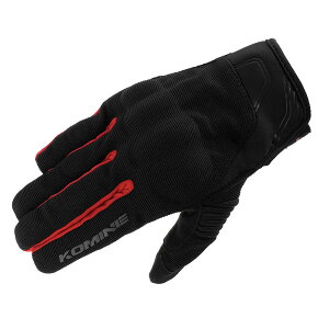 �y���������z�R�~�l(KOMINE) �o�C�N�p �v���e�N�g���b�V���O���[�u-�u���C�u GK-183 GK-1833 �t�ďH���� ���b�V���f�� �v���e�N�^�[ �F�FBlack Red�A�T�C�Y�F2XL