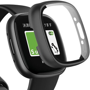 �y���������zMiimall�y��̌^�P�[�X�zFitbit(�t�B�b�g�r�b�g)Sense/Versa 3 ��p�P�[�X Fitbit Versa3 �K���X�t�C���� �҂�����Ή� �C�菝�h�~ �h�Ռ� �����ߗ� �J�o�[ �t�B�b�g�r�b�gVersa 3 �t���ی�t