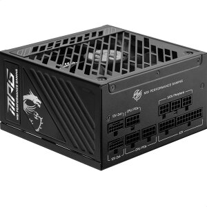 �y���������zMSI MPG A1000GS PCIE5 PC�d�����j�b�g 1000W ATX3.1/PCIe 5.1�Ή� 80PLUS GOLD�F�� �t�����W�����[ �É� ���{���[�J�[�R���f���T 10�N PS1544 �F�F�u���b�N