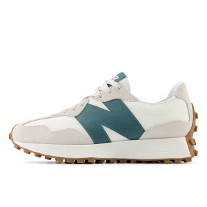 �y���������znew balance(�j���[�o�����X) ���f�B�[�X 327 WS327 W327 �����f���X�j�[�J�[ �F�FGA(WHITE/GREEN)�A�T�C�Y�F24.5 cm B