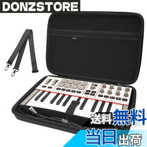 �y���������zMusiin �n�[�h�V�F���P�[�X Arturia MiniLab 3/MiniLab MkII 25 �X�����L�[�{�[�h�R���g���[���[��Arturia Midi �R���g���[���[�V���Z�T�C�U�[�ɑΉ� �F�F�u���b�N///�z���C�g�A�T�C�Y�FBlack
