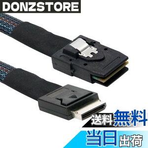 �y���������zXiwai OCULINK PCIE PCI-EXPRESS SFF-8611 8x 8 ���[�� - �f���A�� SFF-8087 4x SSD �f�[�^ �A�N�e�B�u �P�[�u�� 50 cm �F�F�u���b�N