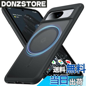 �y���������zFNDMIL Google Pixel Series �p �J�o�[ Mag-Safe�Ή� ���^ �F�F�u���b�N[Magsafe �Ή�]�A�T�C�Y�FGoogle Pixel 8