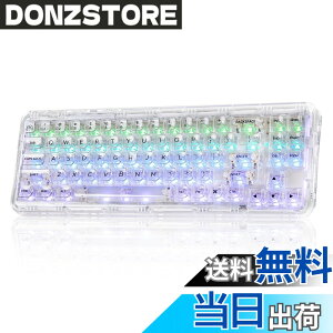 �y���������zYUNZII X71 ���J�j�J���Q�[�~���O�L�[�{�[�h �����L�[�L���b�v 71�L�[ 68%�z�� ���C�����X �z�b�g�X���b�v�Ή� BT5.0/2.4G/USB-C �K�X�P�b�g���� RGB ���� Windows/Mac�p �Z�K�F�؎擾 �F�F�z