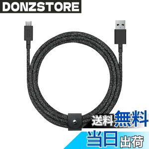 �y���������zNative Union�i�l�C�e�B�u���j�I���jBelt Cable USB-A to USB-C �| 1.2m & 3m �����͏[�d�P�[�u�� ���U�[�X�g���b�v�t�� �| iPhone 17 Pro / 17e / Air�AGalaxy S26 / S25 Ultra�AZ Fold 7 / Flip 7�APixel 10 Pro�AiP