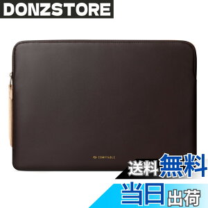 �y���������zComfyable PU Laptop Sleeve for MacBook �F�FChocolate�A�T�C�Y�FFor 15 MBA / 16 MBP M4 M3 M2 M1