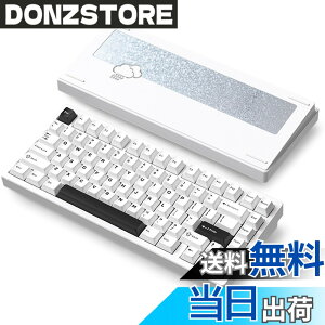 �y���������z�yWOBKEY Rainy 75�L�[�{�[�h�z�J���̂悤�ȑŌ��� ���J�j�J���L�[�{�[�h 3WAY�ڑ� OS�݊��� �z�b�g�X���b�v��VIA�̑Ή� �J�X�^�}�C�Y�� �K�X�P�b�g�f�U�C�� �A���~�j�E���f�ގg�p RG