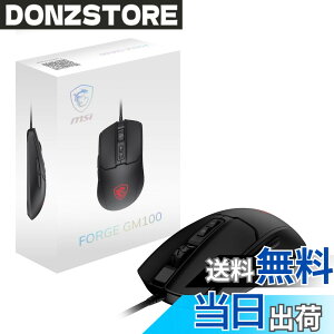 �y���������z�y����zMSI FORGE GM100 �I�v�e�B�J�� �Q�[�~���O�}�E�X �L�� MS0716 �F�F�u���b�N