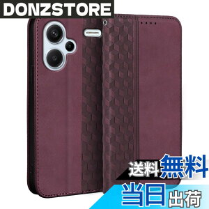 �y���������zGedurya �P�[�X �蒠�^ �Ђ��`�� �S�ʕی� �ϏՌ� �J�[�h���[ ���z�^ �X�^���h�@�\ �}�O�l�b�g�� �y�� �F�F���b�h�A�T�C�Y�FRedmi Note 13 Pro+ 5G