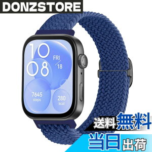 �y���������z[KeeFos] �o���h Huawei(�t�@�[�E�F�C) Watch Fit 5 Pro/5/4 Pro/Fit 4/Fit 3 �Ή� �����o���h �i�C�����f�� �ւ��x���g �݊��� �L�k�� �T�C�Y���� �҂݃u���X���b�g �ʋC�� �_�炵 �F�F�u���[
