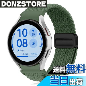 �y���������z[KeeFos] �o���h Samsung(�T���X��) Galaxy Watch FE 40mm/Galaxy Watch 7/6/5/4(40mm 44mm) �Ή� �����o���h �i�C�����f�� ���C�o�b�N�� �}�O�l�b�g���o�b�N�� �ւ��x���g �݊��� �L�k�� �T�C�Y���� 