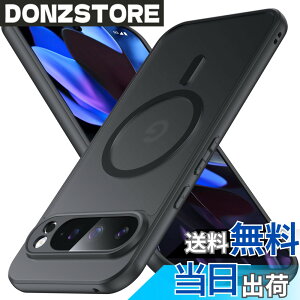�y���������zFNDMIL Google Pixel Series �p �J�o�[ Mag-Safe�Ή� ���^ �F�F�u���b�N[Magsafe �Ή�]�A�T�C�Y�FGoogle Pixel 9 Pro XL