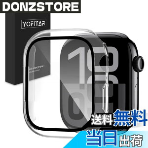 �y���������zYOFITAR Apple Watch �p �P�[�X Apple Watch Ultra 2/Ultra/11/10/9/8/7/SE2/6/SE/5/4/3/2/1 �A�b�v���E�H�b�`�ی�J�o�[ �F�F�N���A�A�T�C�Y�F46mm (series 10/11)
