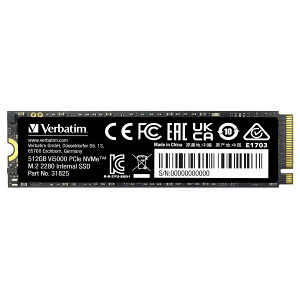�y���������zVerbatim �o�[�x�C�^�� ����SSD �T�C�Y�F512GB