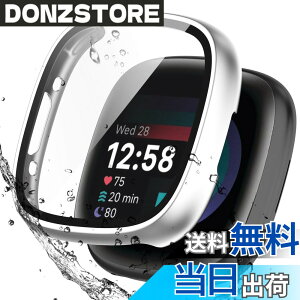 �y���������zBOOLINN For Fitbit sense2 �J�o�[/Fitbit versa4 �J�o�[ 3D���p�G�b�W �����^ PC+�K���X�f�� ��̌^ �t�@�[�E�F fitbit sense2 �P�[�X/fitbit versa4 �P�[�X �Ή� �����ߗ� �L�Y�h�~ �w��h�~ �ȒP��