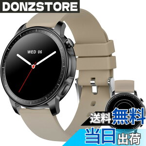 �y���������zMONOMAM CHIC �X�}�[�g�E�H�b�` ���f�B�[�X ������ iPhone�Ή� �A���h���C�h�Ή� AMOLED �펞�\�� �ی^ �x���g��20mm �����Y �����ʌv Line ���M�ʒm �F�FMocha Greige
