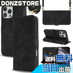 �y���������zSZBQBfg for iPhone 16 leather case �F�F����t��-�u���b�N�A�T�C�Y�FiPhone 16 Pro Max