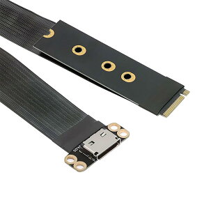 �y���������zXiwai PCI-E4.0 2280mm M.2 M-Key ���� Oculink SFF-8612 SFF-8611 �ւ̃R���o�[�^�[�����z�X�g�A�_�v�^�[�ANVME U.2 SSD eGPU �F�F�u���b�N