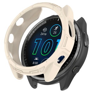 �y���������zHeeNia Garmin �Ή� �P�[�X �V���R���ގ� �ی�P�[�X �J�o�[ �Ռ��z�� ���y�� �_�� �Ռ��h�~ �C�菝�h�~ �ی�J�o�[�p �F�F�X�^�[���C�g�A�T�C�Y�FGarmin Forerunner 965