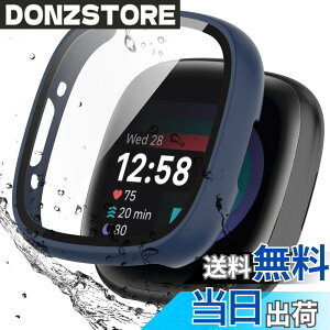 �y���������zBOOLINN For Fitbit sense2 �J�o�[/Fitbit versa4 �J�o�[ 3D���p�G�b�W �����^ PC+�K���X�f�� ��̌^ �t�@�[�E�F fitbit sense2 �P�[�X/fitbit versa4 �P�[�X �Ή� �����ߗ� �L�Y�h�~ �w��h�~ �ȒP��