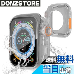 �y���������zTOORQR �Ή� Apple Watch Series 6/5/4/SE2/SE (40mm) �A�b�v���E�H�b�` �J�o�[360°�h���P�[�X ���b��Ultra��̌^ PC+�K���X�f�� �S�ʕی� �ϏՌ� �����ȒP Apple Watch�ی�J�o�[ �F�F�N���A�A�T�C
