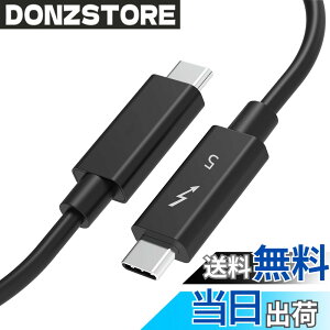 �y���������zUSB-C Thunderbolt 5 �P�[�u�� POTRRCIUSUER �T���_�[�{���g5 80Gbps �o�����f�[�^�]�� 240W PD�Ή� 8K/60Hz [Thuderbolt 4 / Thunderbolt 3, USB4 �݊�] �X�}�[�g�t�H���E�^�u���b�g�E�Q�[���@�̃^�C�vc�@
